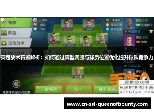 英超战术布置解析：如何通过阵型调整与球员位置优化提升球队竞争力